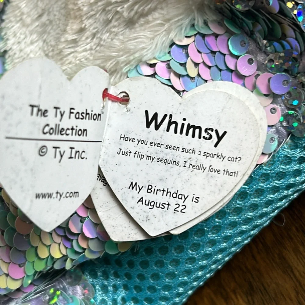 TY Whimsy sequence Cat Backpack
